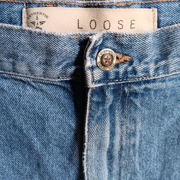 sz 40 Vtg Y2K Men's Dad Shorts Denim Arizona Jean Company Loose Fit 100% Cotton - Picture 2 of 5